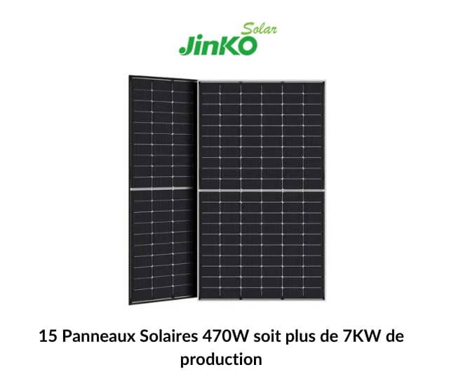 15 Panneaux Solaires 470W