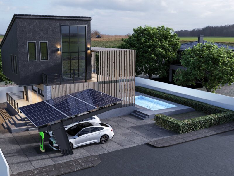 Modèle 9 – Carport Solaire