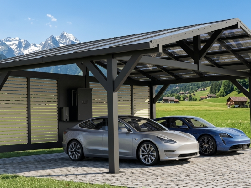 Modèle 6 – Carport Solaire