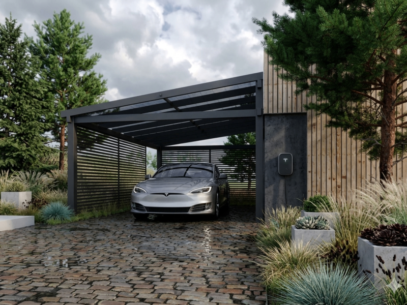 Modèle 2 – Carport Solaire