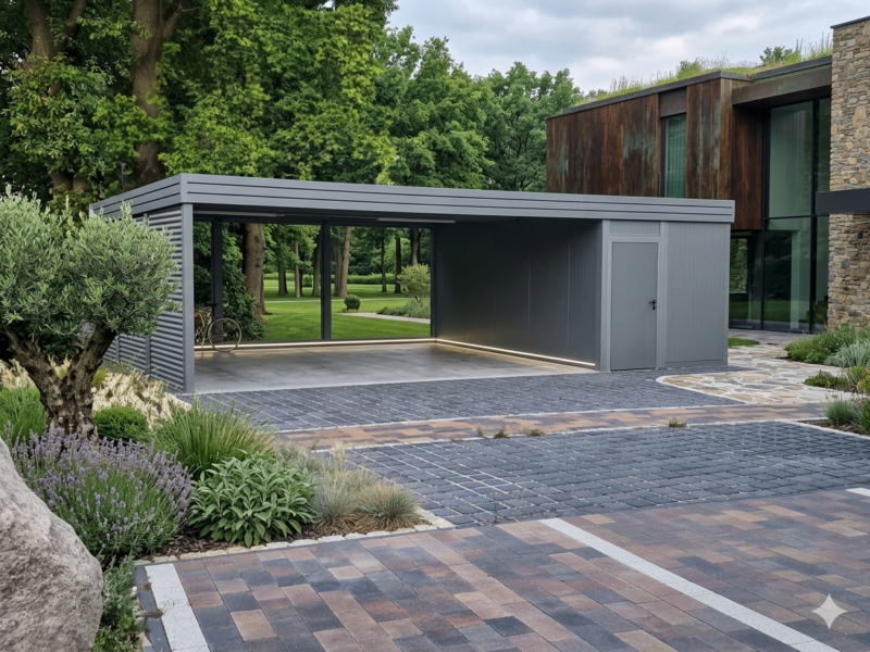 Modèle 1 – Carport Solaire